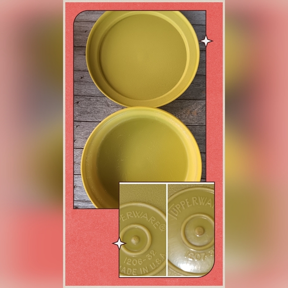 Vintage Tupperware Replacement Pieces~9 Piece Lot - Picture 4 of 7